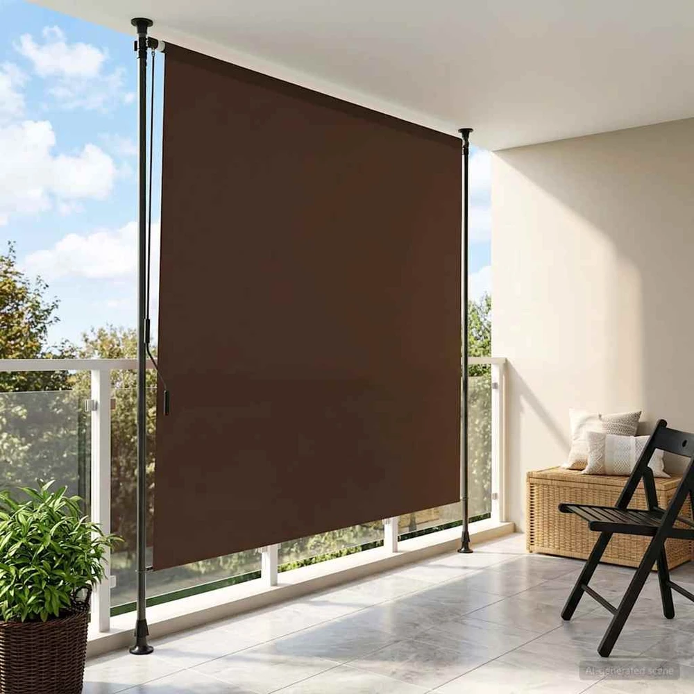 Lauko Ritininė Žaliuzė Ruda 150 x 270 cm