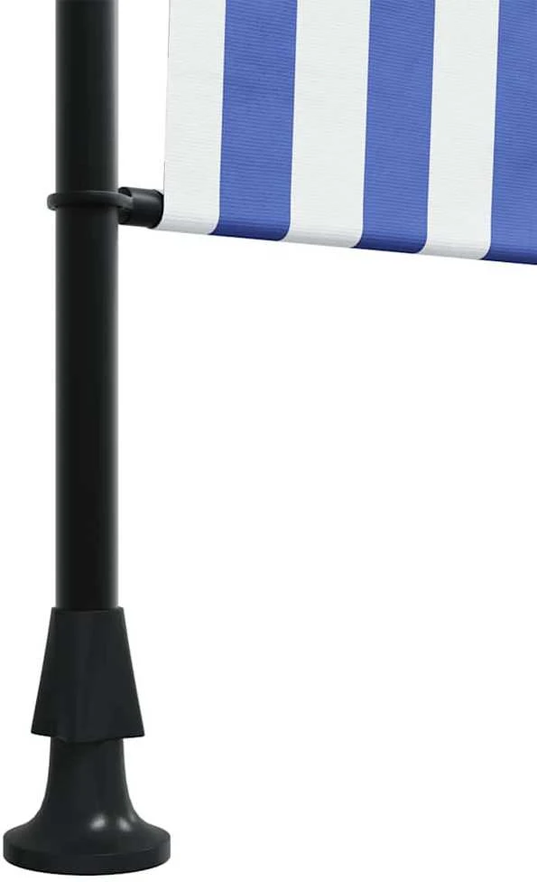 Lauko roletas, mėlynas ir baltas, 100x270cm, audinys ir plienas