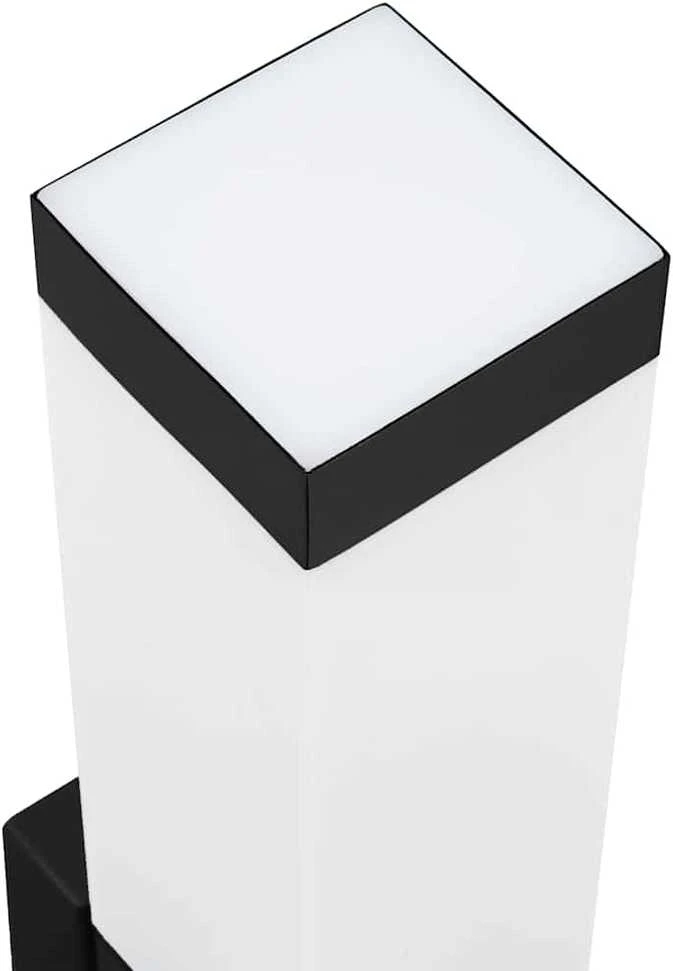Sieninis šviestuvas Lauko sieninė lemputė Juoda 10.5 x 6 x 33 cm