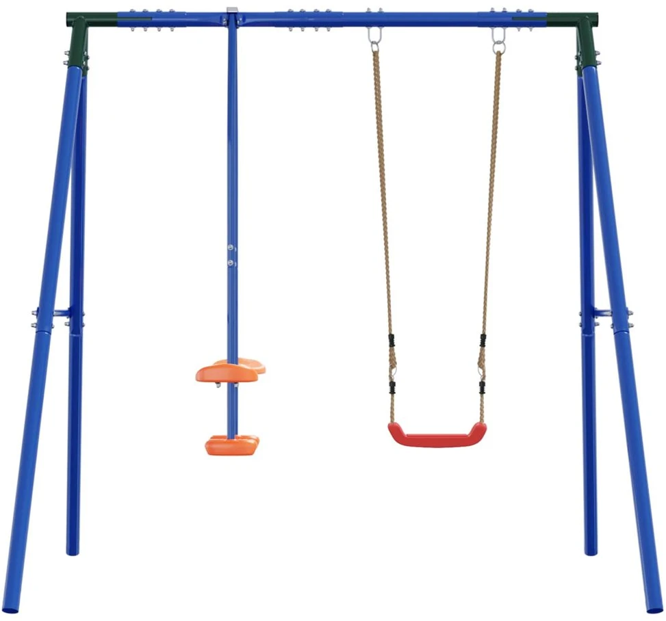 Lauko sūpynių rėmas su glideriu, skirtas iki 3 vaikų