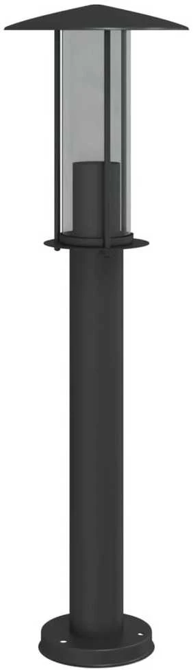 Lauko šviestuvas, juodos spalvos, 60cm, nerūdijantis plienas