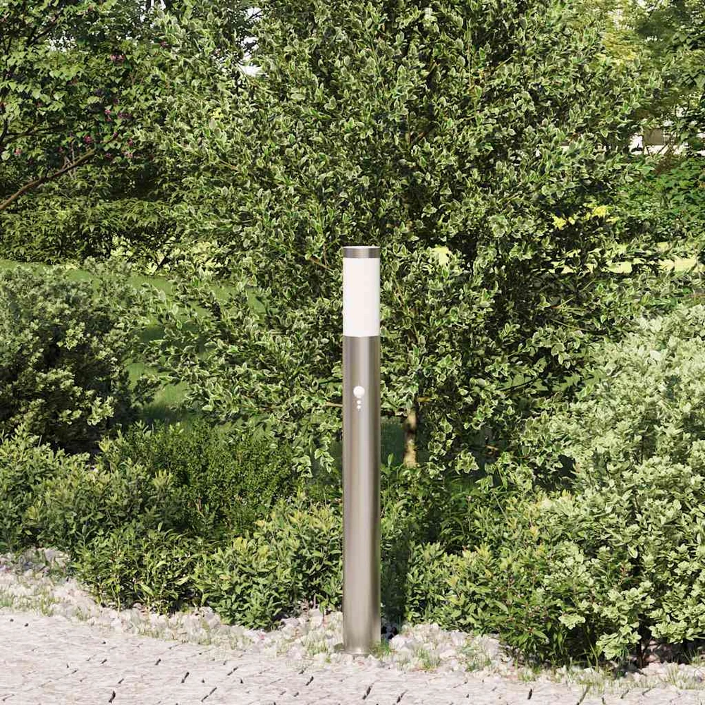 Pakabinamas šviestuvas Apsauginis stulpelis su jutikliu, 80 cm, nerūdijantis plienas, IP44
