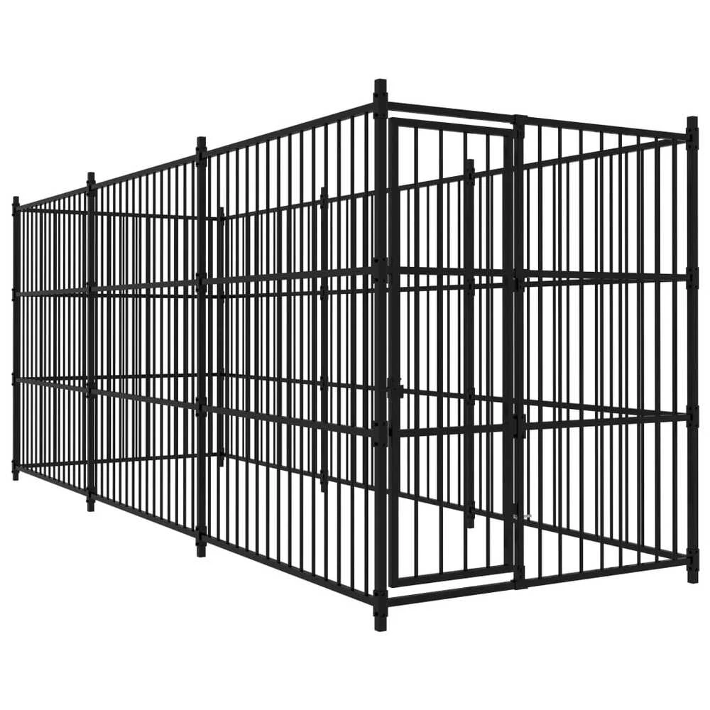 Lauko voljeras šunims, 450x150x185cm