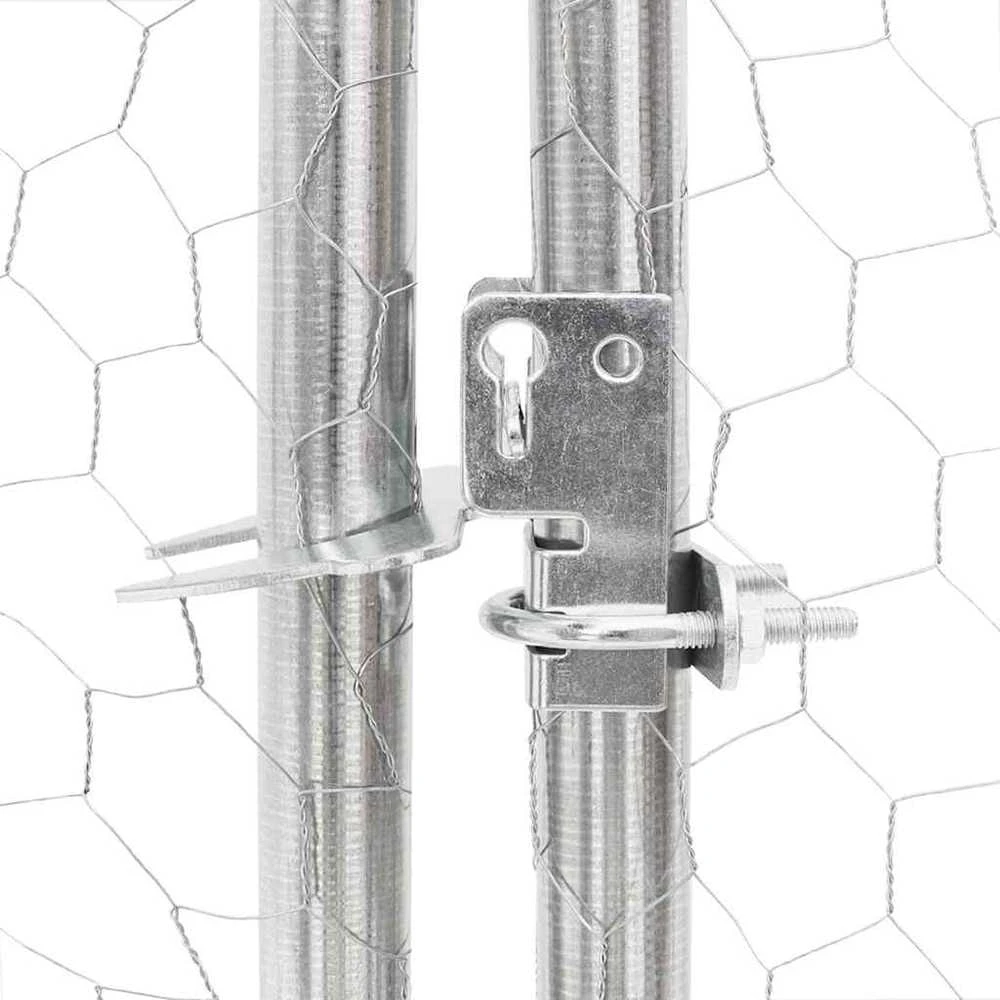 Lauko voljeras šunims su aptvaru, 3x3x1,9m, plienas