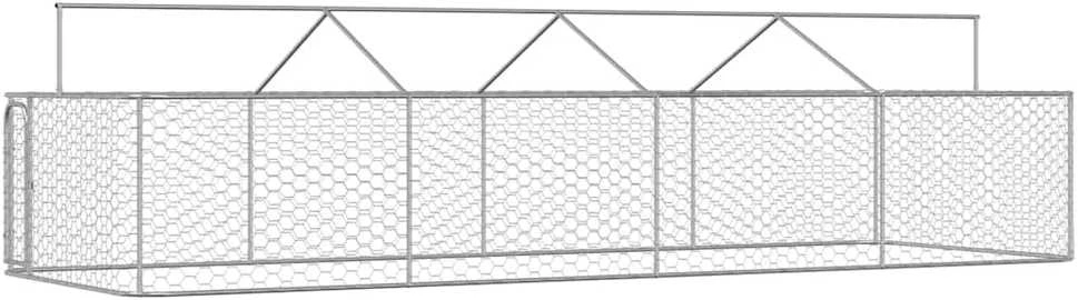 Lauko voljeras šunims su stogu, 600x200x150cm
