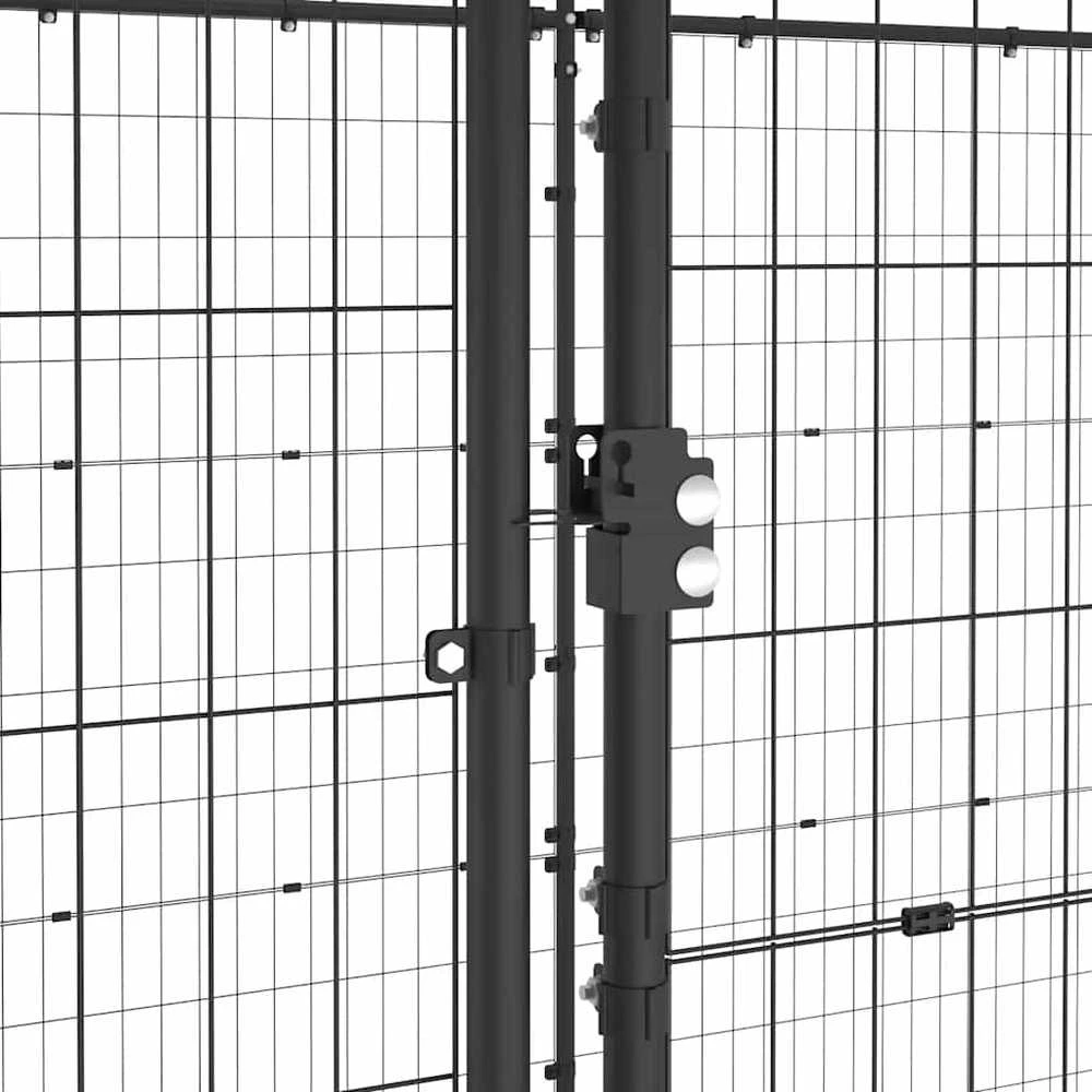 Lauko voljeras šunims su stogu, plienas, 7,26m²