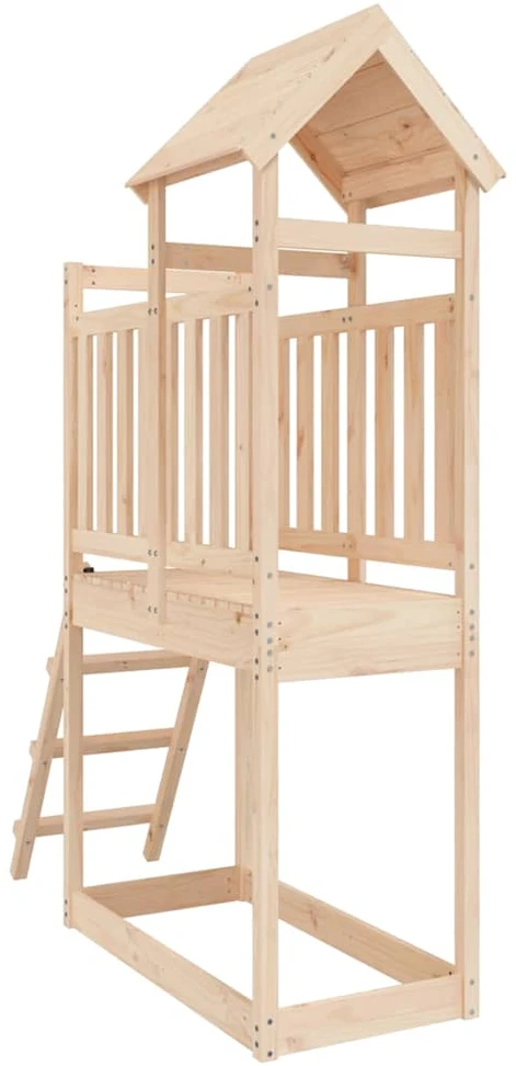 Lauko žaidimų aikštelės komplektas, 53x110x214cm, pušis