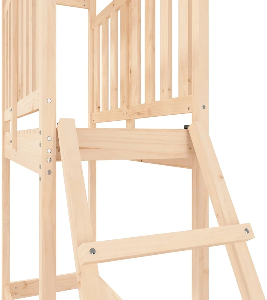 Lauko žaidimų aikštelės komplektas, 53x110x214cm, pušis