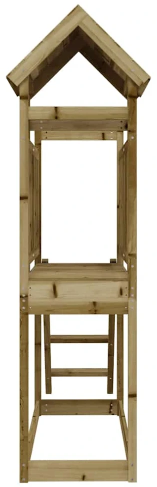 Lauko žaidimų aikštelės komplektas, 53x110x214cm, pušis
