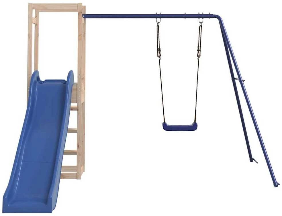 Lauko žaidimų aikštelės komplektas, pušies medienos masyvas