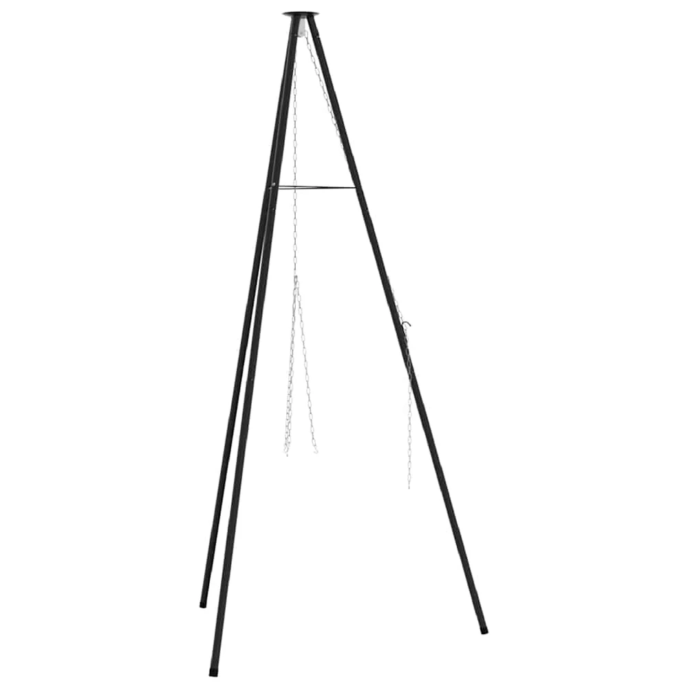 Laužavietės trikojis Juoda 92 x 92 x 191,5 cm Plienas