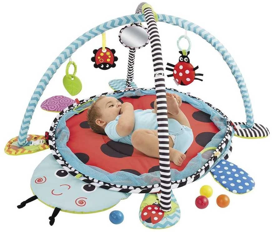 Lean Toys Žaidimų kilimėlis Konig Kids su baseinu ir kamuoliukais