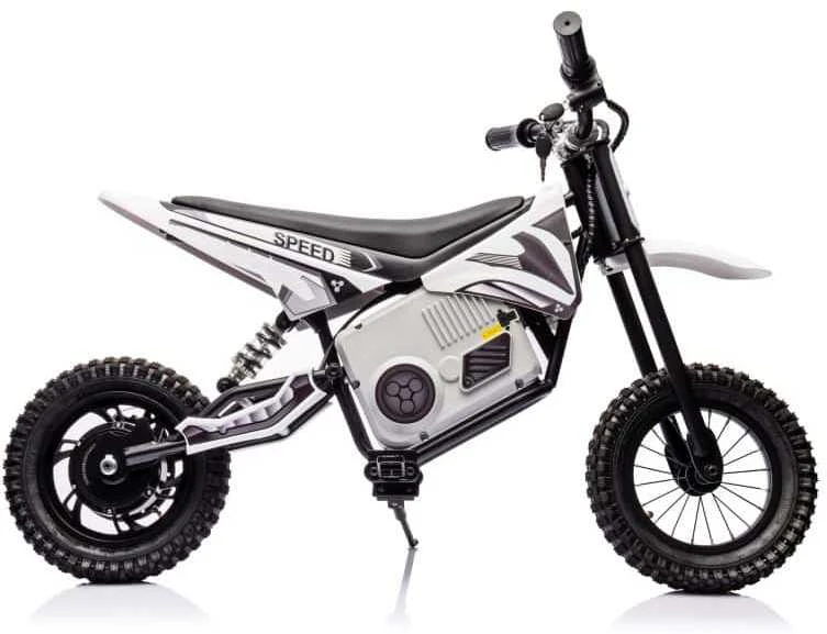 Elektrinis krosinis motociklas Lean Cars A9901, baltas