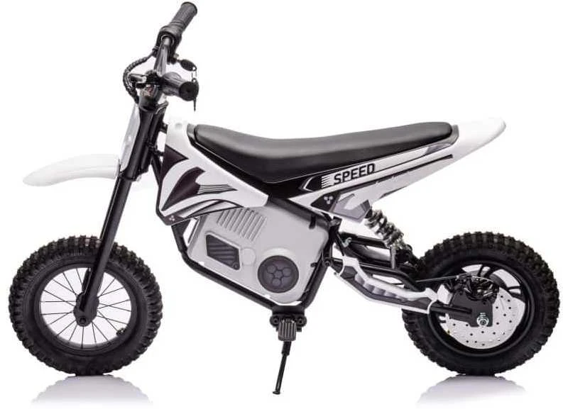 Elektrinis krosinis motociklas Lean Cars A9901, baltas