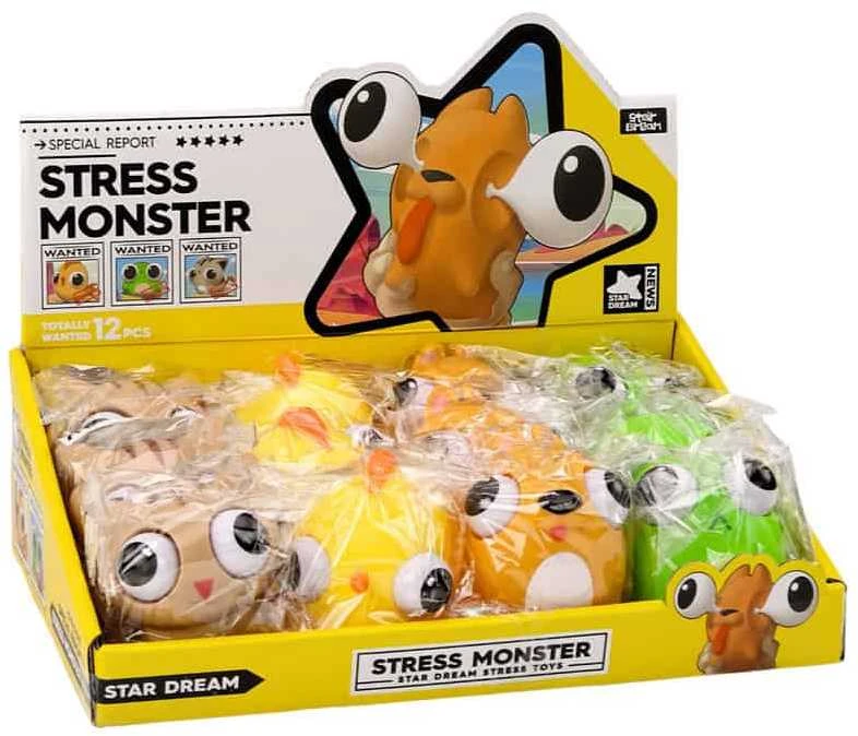 Lean Toys Linksmasis Monstras – Antistresinis Žaislas
