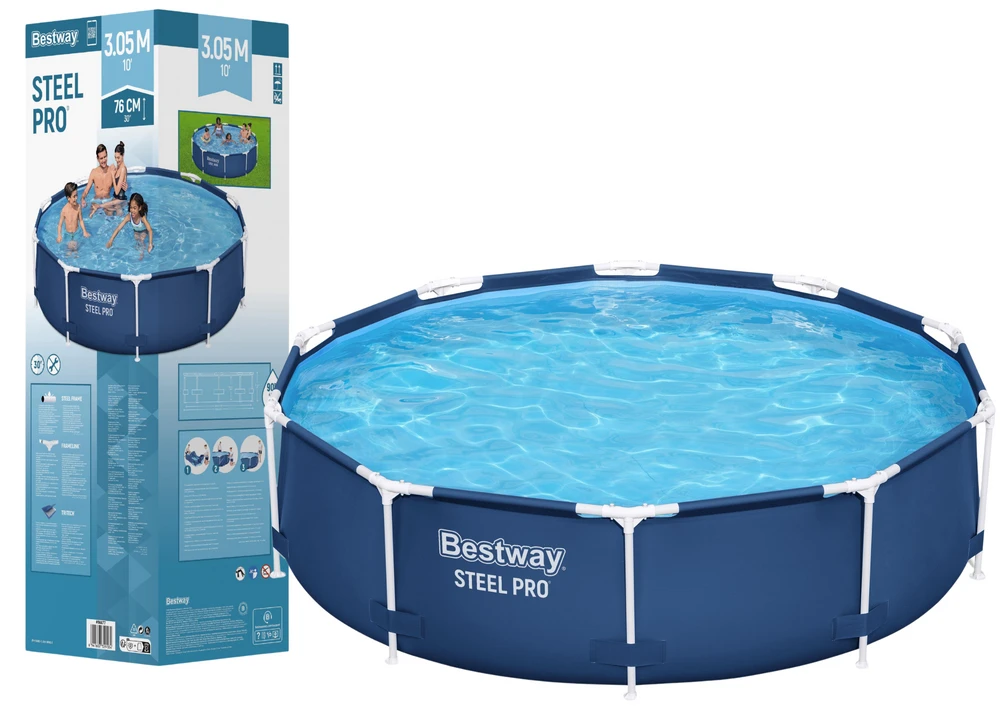 Bestway Steel Pro Baseinas, 305x76cm