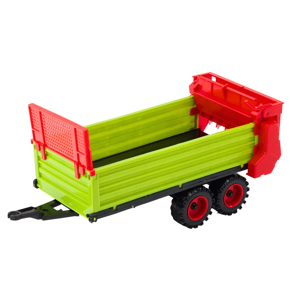 Lean Toys Didelis traktorius su priekaba ir judančiais elementais