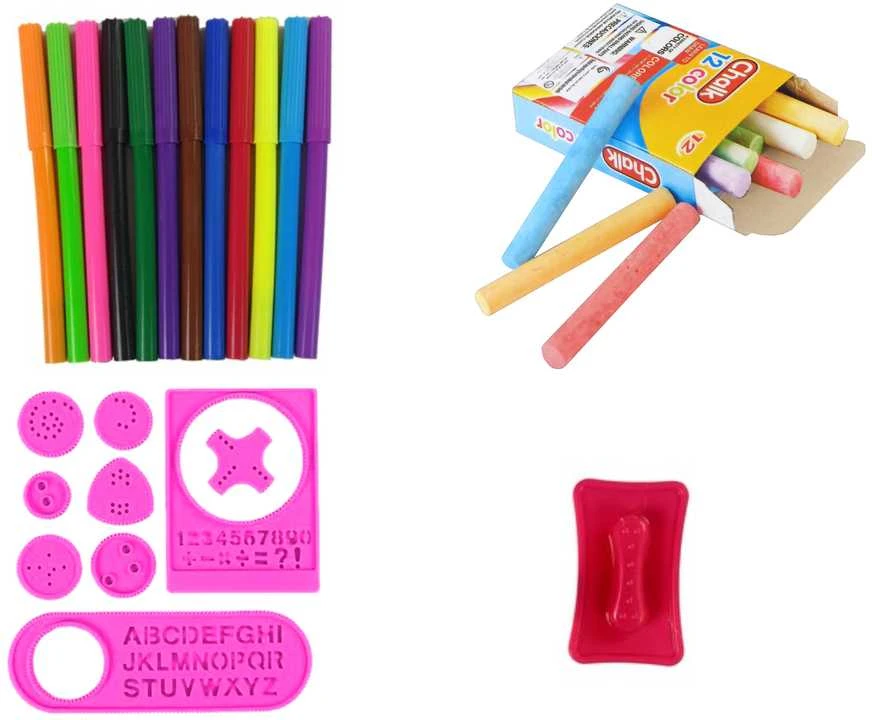 Lean Toys Dvipusė piešimo lenta 2 in 1
