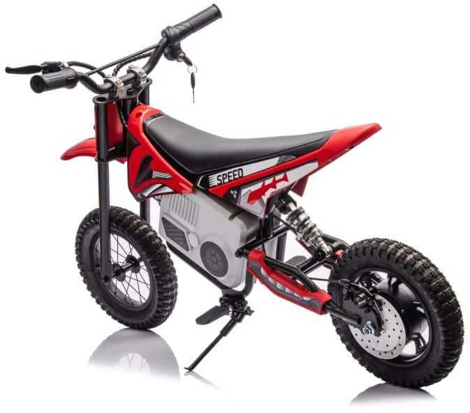 Elektrinis krosinis motociklas Lean Cars A9901, raudonas