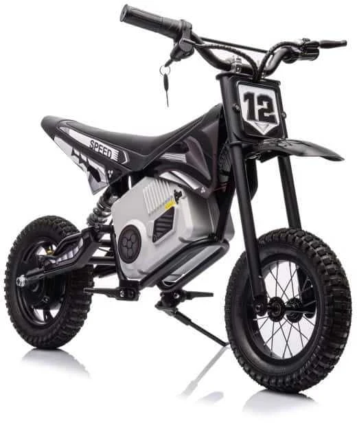 Elektrinis krosinis motociklas Lean Cars A9901, juodas