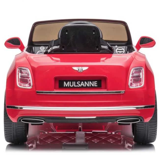 Lean Cars Vienvietis elektromobilis Bentley Mulsanne Lean Car, raudonas