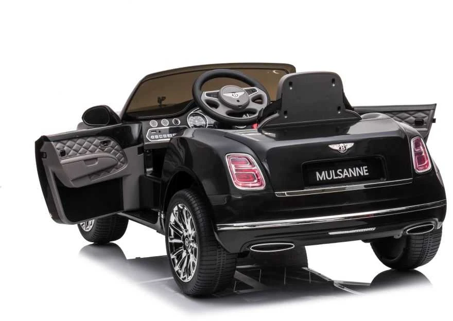 Lean Cars Vienvietis elektromobilis Bentley Mulsanne Lean Car, juodas