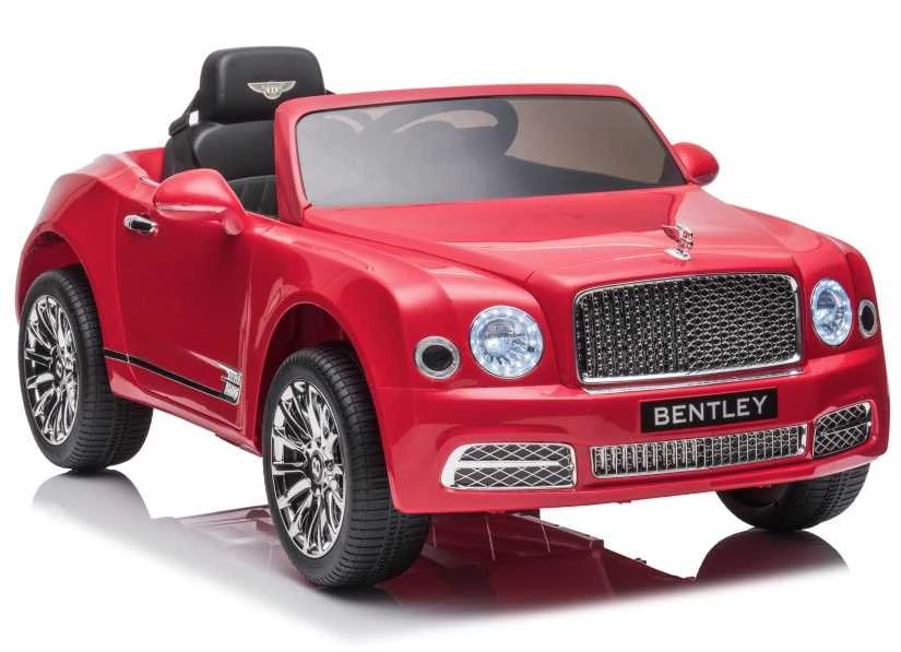 Lean Cars Vienvietis elektromobilis Bentley Mulsanne Lean Car, raudonas
