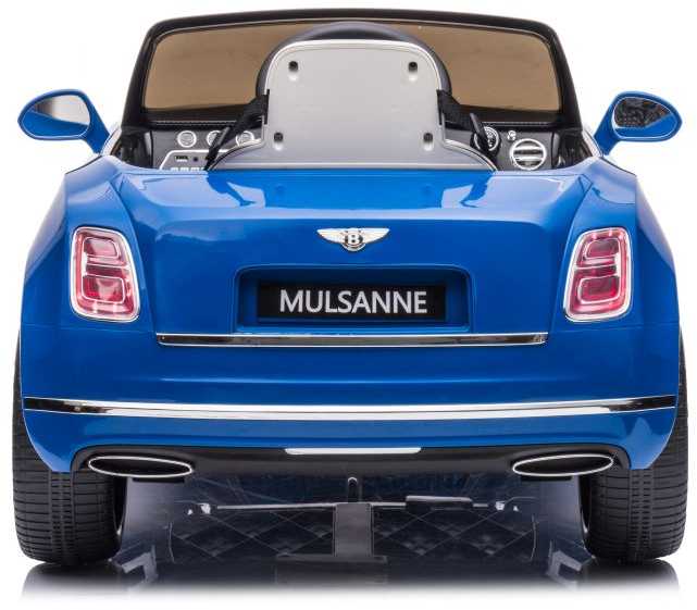 Lean Cars Vienvietis elektromobilis Bentley Mulsanne Lean Car, mėlynas