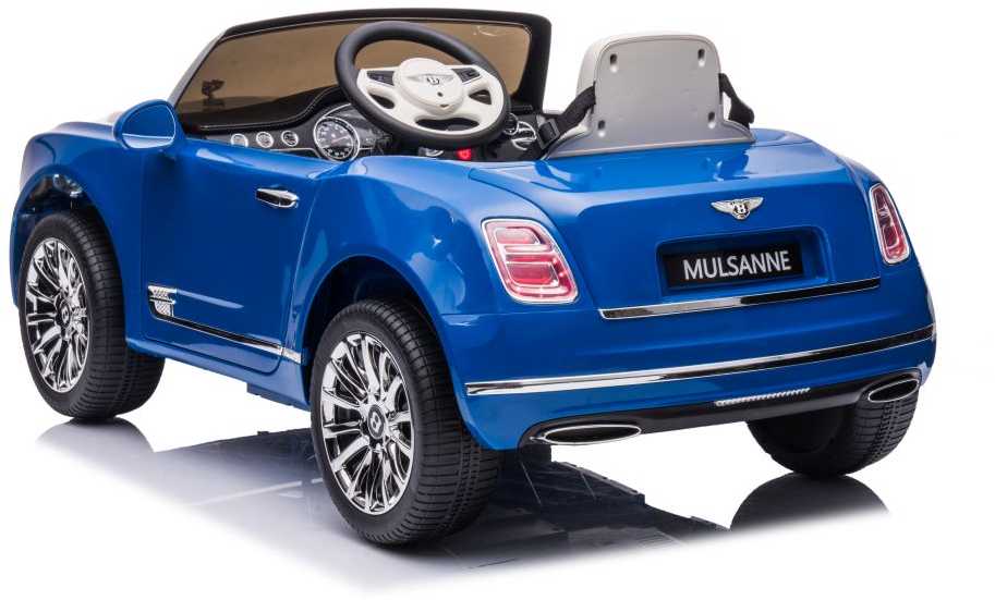 Lean Cars Vienvietis elektromobilis Bentley Mulsanne Lean Car, mėlynas