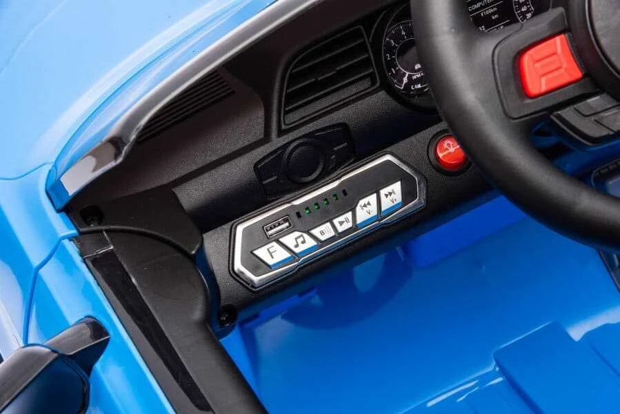 Lean Cars Lean Toys Elektromobilis vaikams Ford Mustang GT500 Shelby, Mėlynos spalvos
