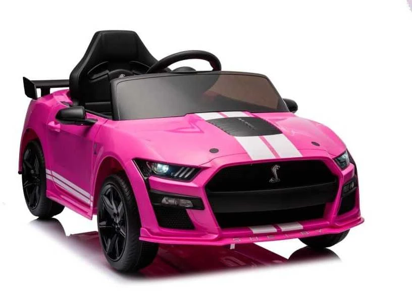 Lean Cars Lean Toys Elektromobilis vaikams Ford Mustang GT500 Shelby, Rožinės spalvos