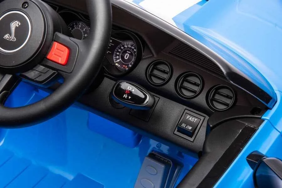 Lean Cars Lean Toys Elektromobilis vaikams Ford Mustang GT500 Shelby, Mėlynos spalvos