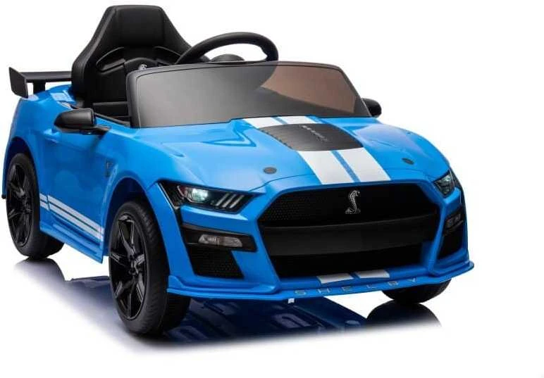 Lean Cars Lean Toys Elektromobilis vaikams Ford Mustang GT500 Shelby, Mėlynos spalvos