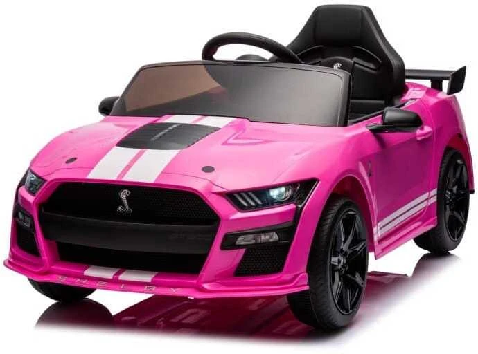Lean Cars Lean Toys Elektromobilis vaikams Ford Mustang GT500 Shelby, Rožinės spalvos