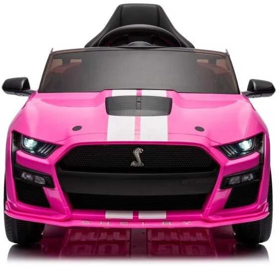 Lean Cars Lean Toys Elektromobilis vaikams Ford Mustang GT500 Shelby, Rožinės spalvos