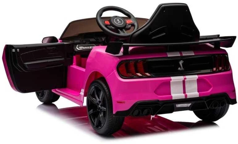 Lean Cars Lean Toys Elektromobilis vaikams Ford Mustang GT500 Shelby, Rožinės spalvos