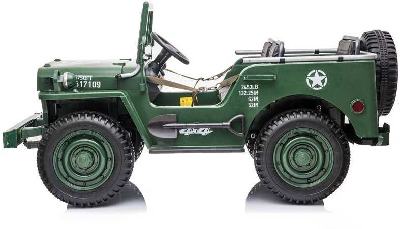 Lean Cars Elektromobilis vaikams Jeep JH101, žalias