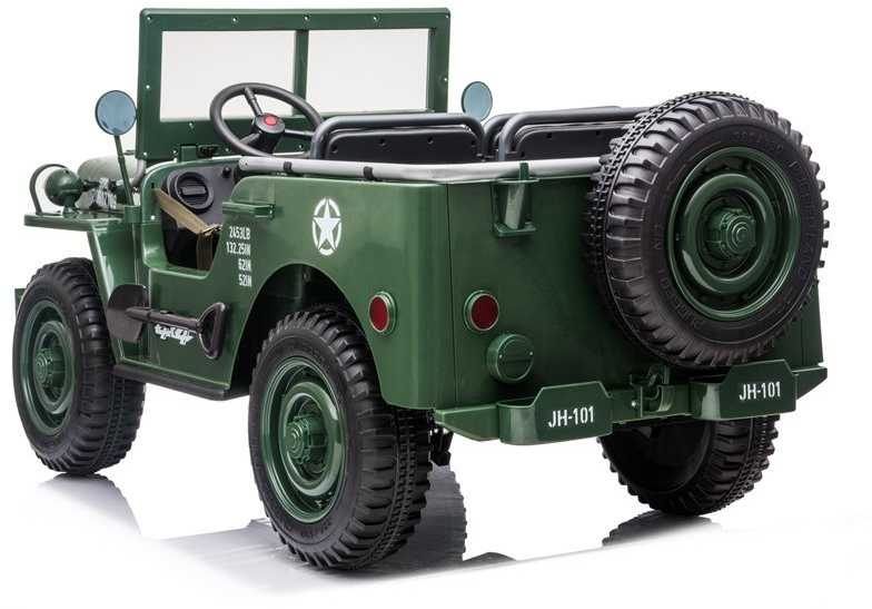 Lean Cars Elektromobilis vaikams Jeep JH101, žalias