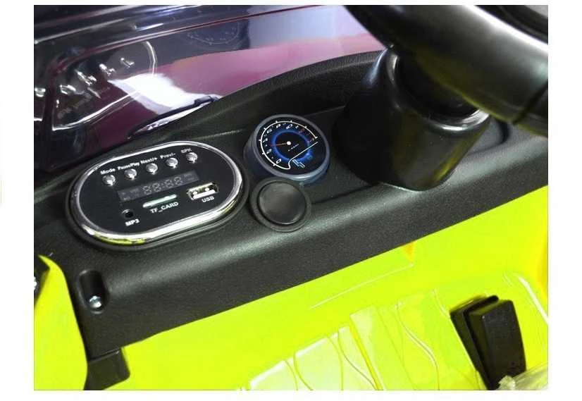 Lean Cars Dvivietis elektromobilis vaikams Lean Toys HL1638, žalias