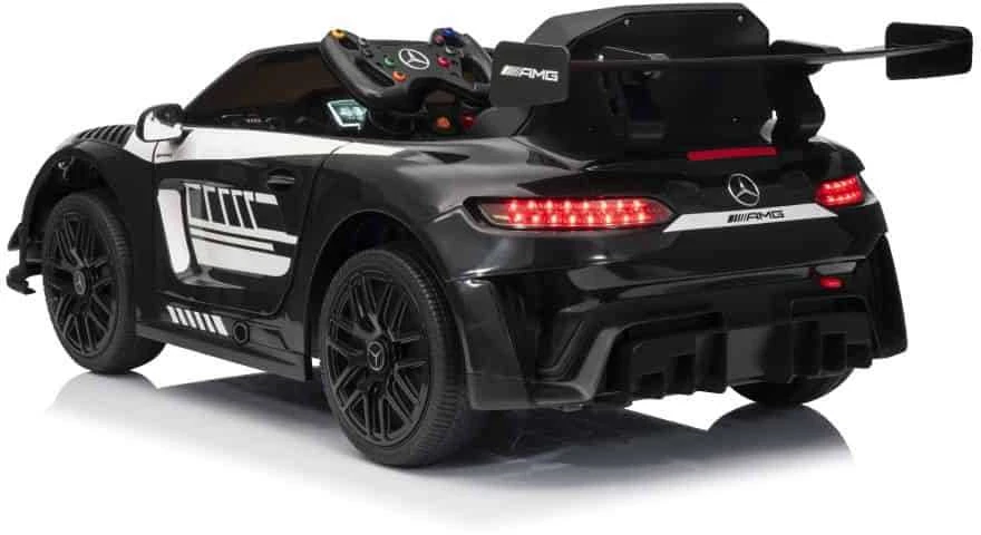 Lean Cars Akumuliatorinis automobilis Mercedes AMG GT3 Juodas