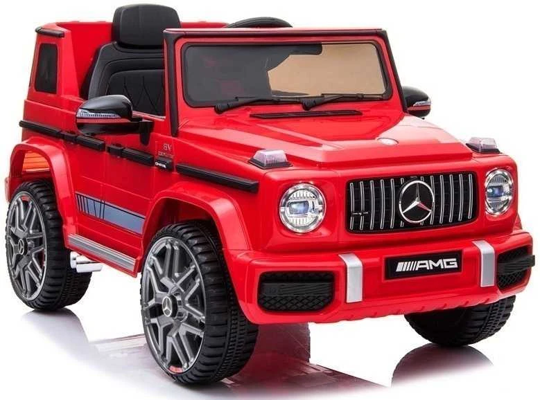 Lean Cars Elektrinis visureigis Mercedes G63, raudonas