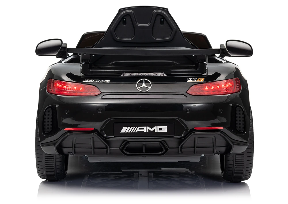 Lean Cars Juodas Mercedes GTR akumuliatorinis automobilis vaikams