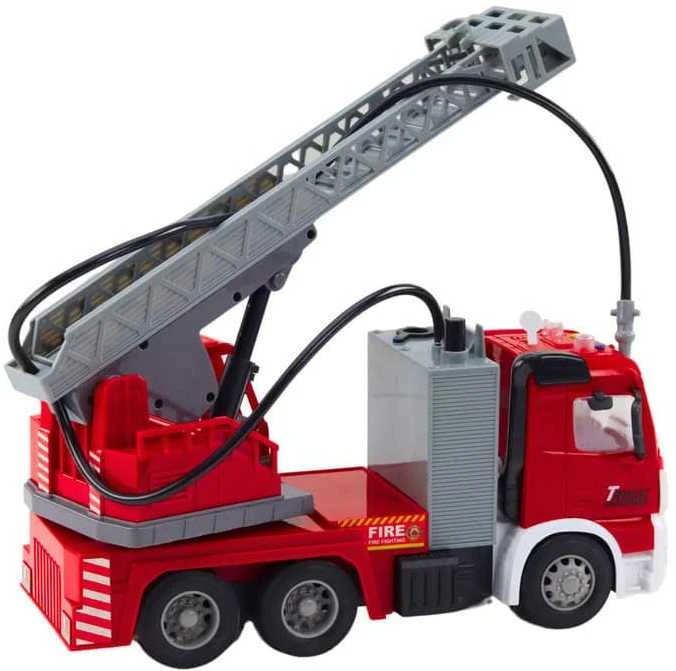 Lean Toys Gaisrinės mašinos su strėle komplektas