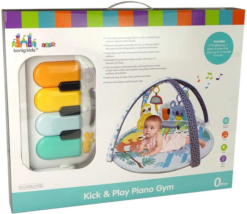 Lean Toys Interaktyvus edukacinis kilimėlis su fortepijonu vaikams
