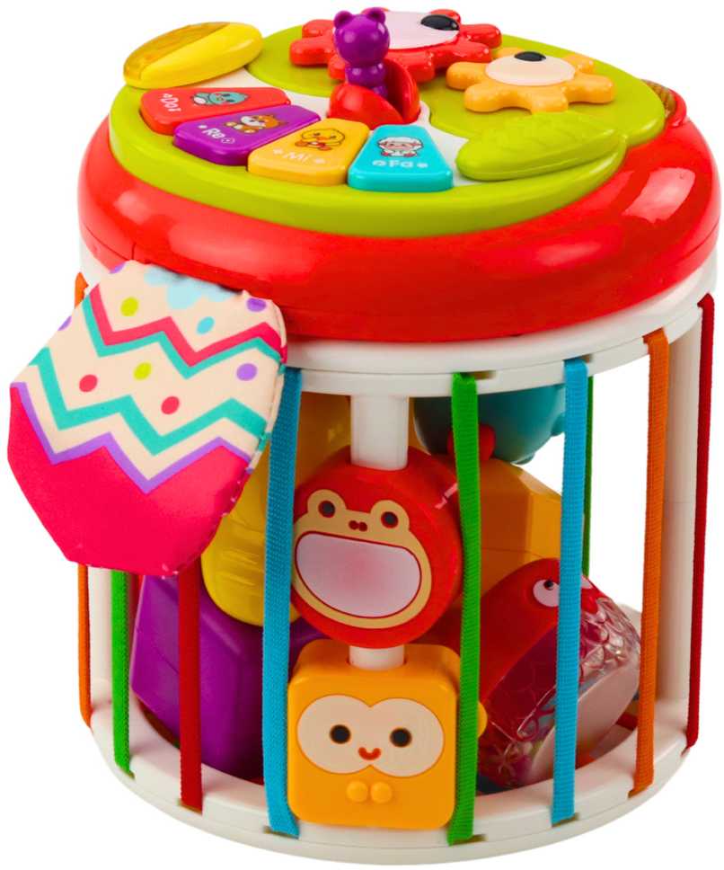 Lean Toys Interaktyvus edukacinis kubas spalvotas