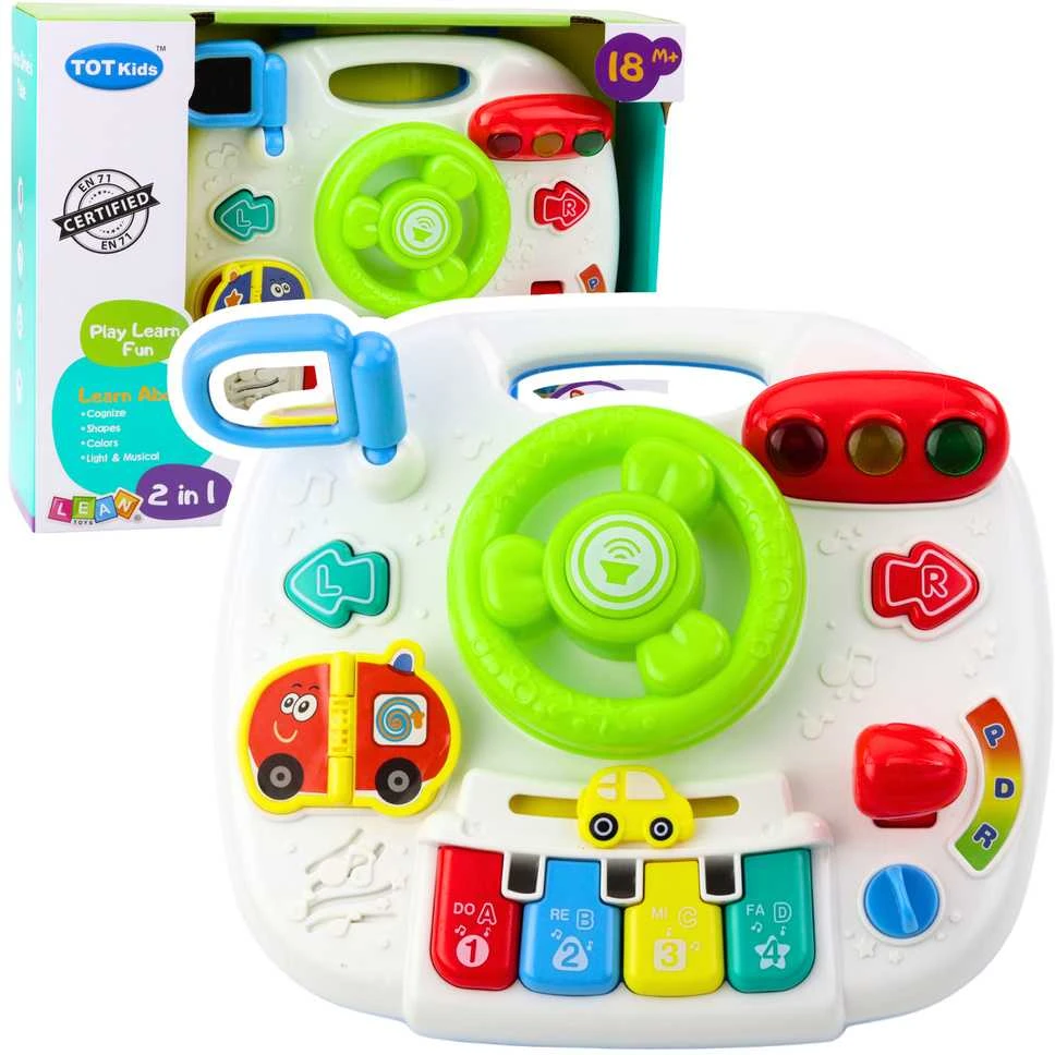 Lean Toys Interaktyvus edukacinis staliukas 2in1