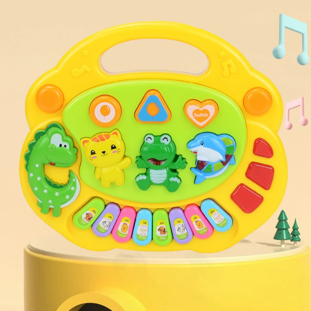 Lean Toys Interaktyvus edukacinis žaidimas fortepijono muzika vaikams