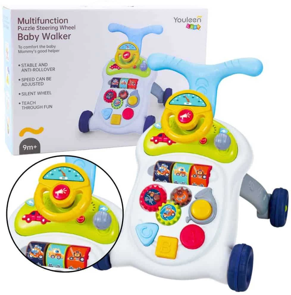 Lean Toys Vaikštynė, stumdukas su garsais