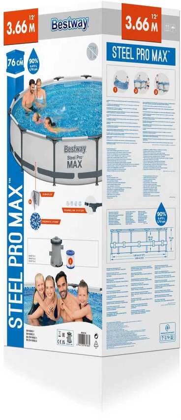 Bestway karkasinis baseinas 366cm Steel Pro Max (56416)