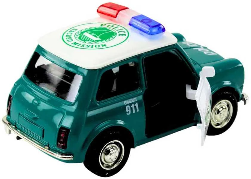 Lean Toys Klasikinis Policijos Automobilis 1:38 su Šviesomis ir Garsais